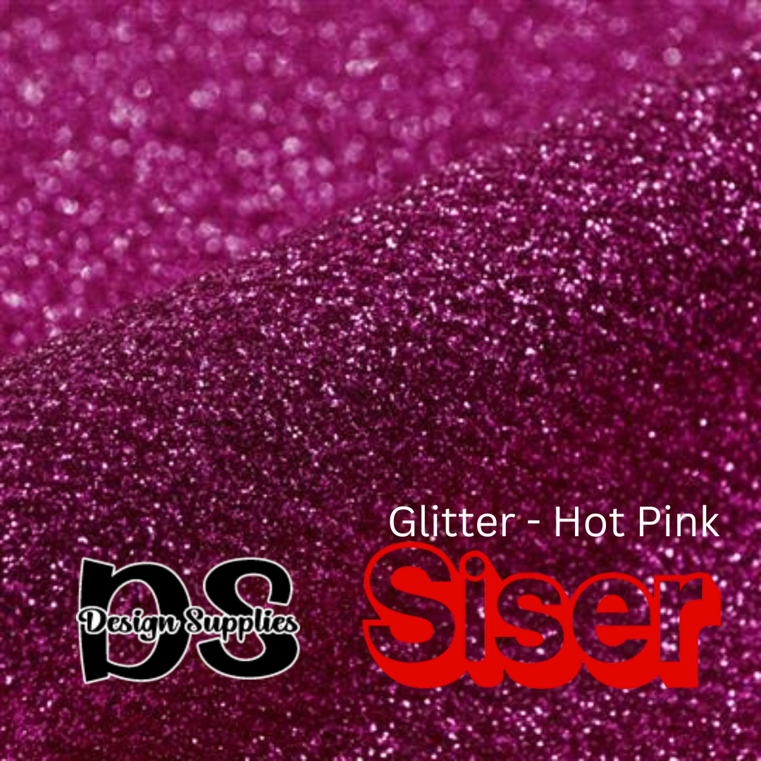 Siser Glitter 2 - Hot Pink