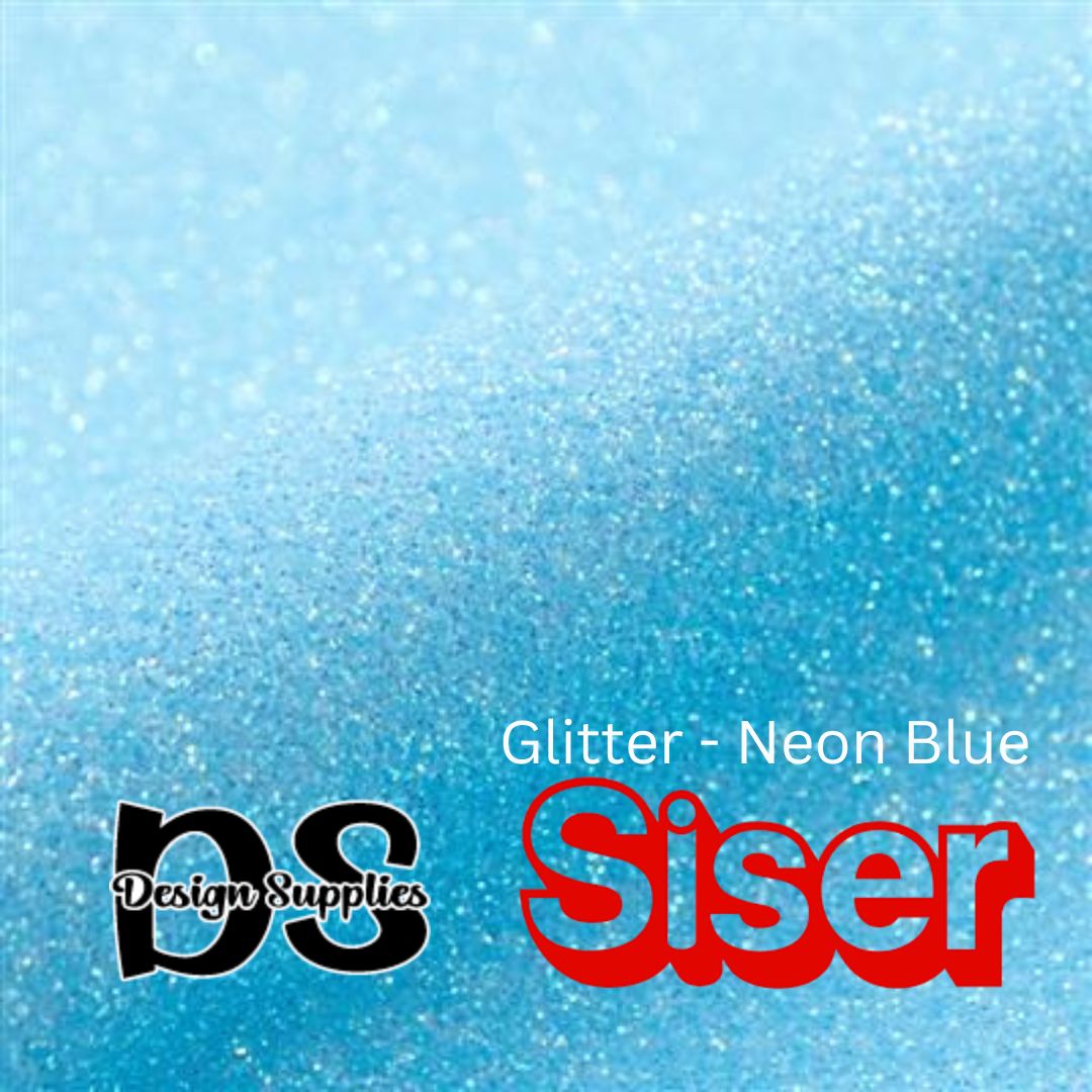 Siser Glitter 2 - Neon Blue