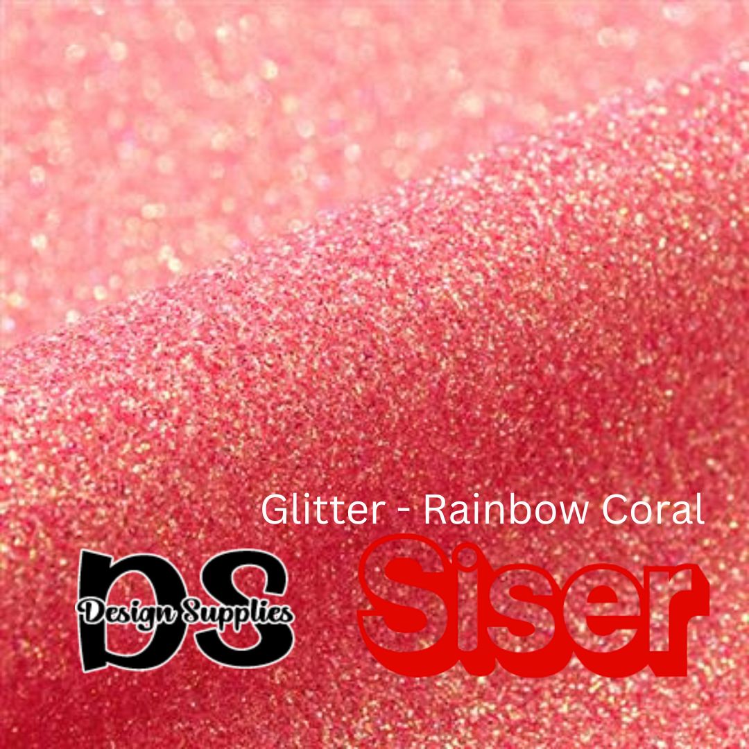Siser Glitter 2 - Rainbow Coral
