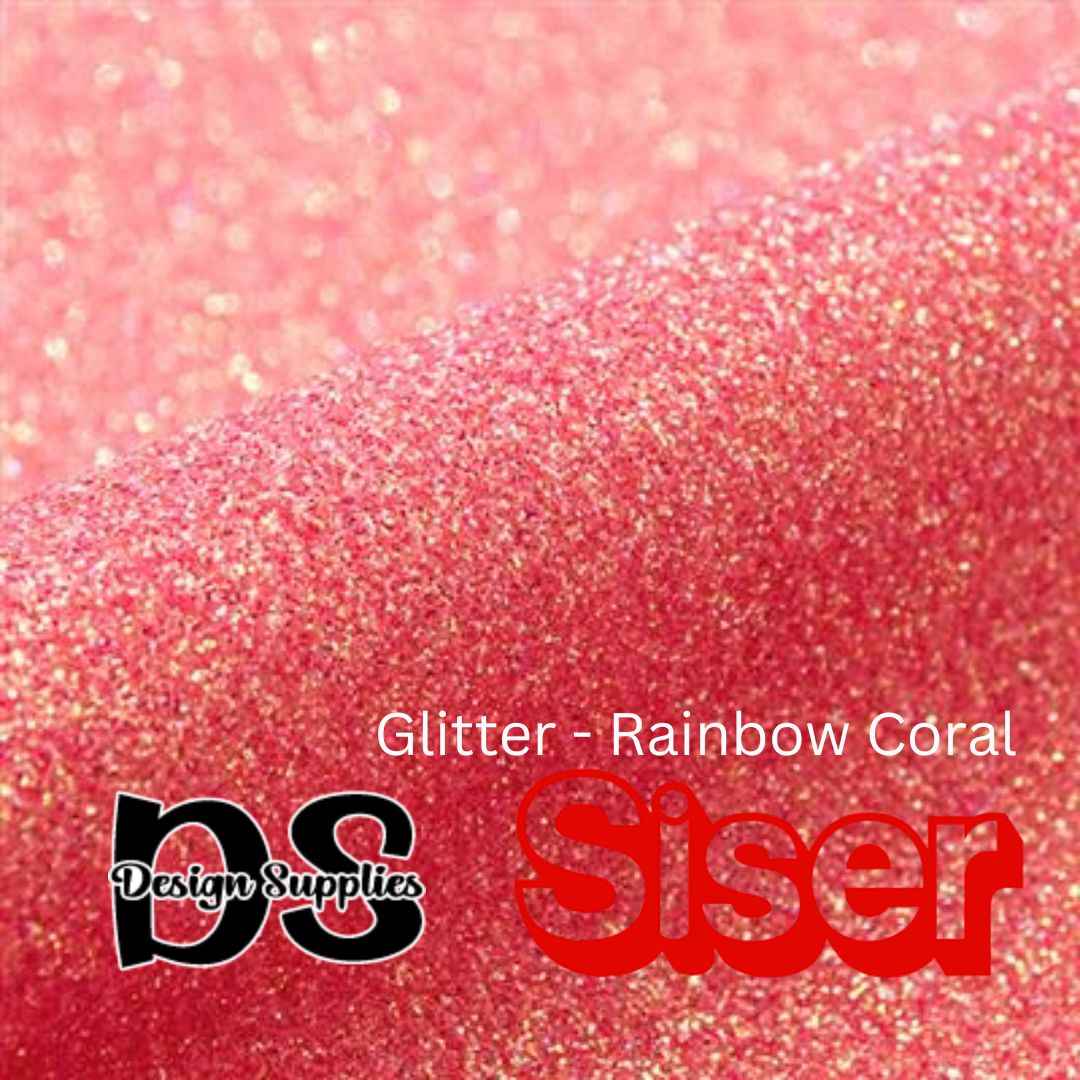 Siser Glitter 2 - Rainbow Coral