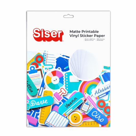 Siser Printable Sticker - White Matt
