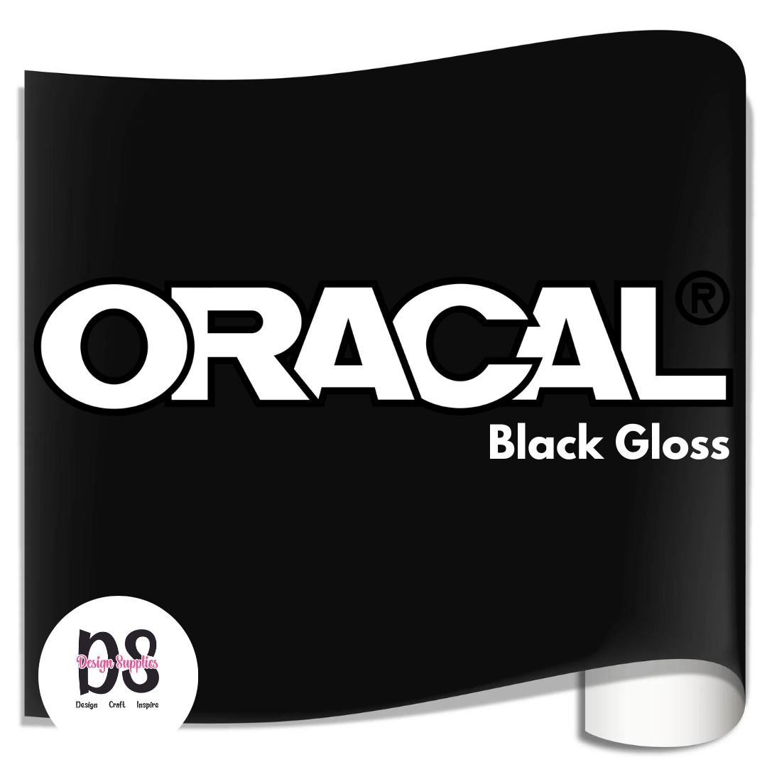 Oracal 651 50m Bulk Roll - Black Gloss