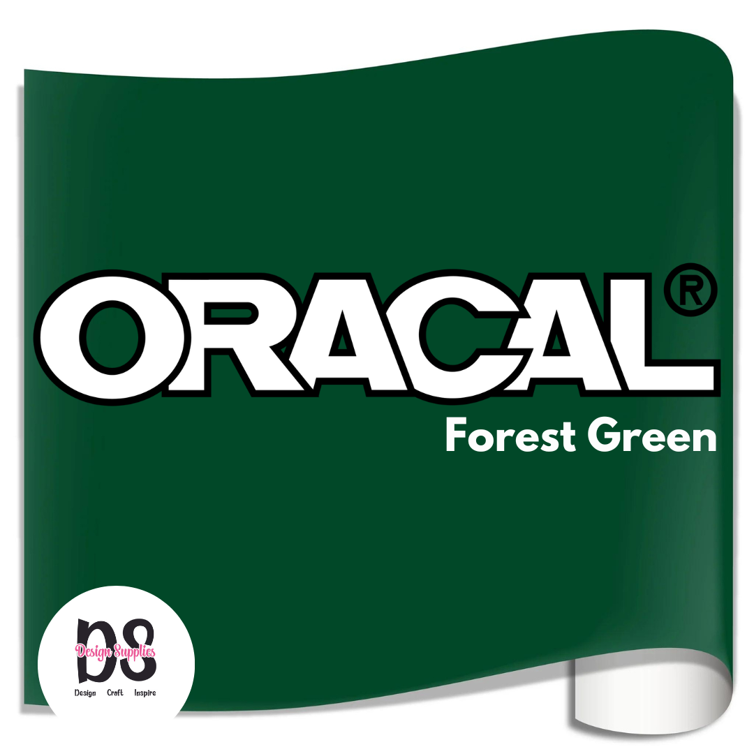 Oracal - 651 Forest Green Adhesive Craft Vinyl Sheets, Pack of 10, 12x12  - NIB,  in 2023