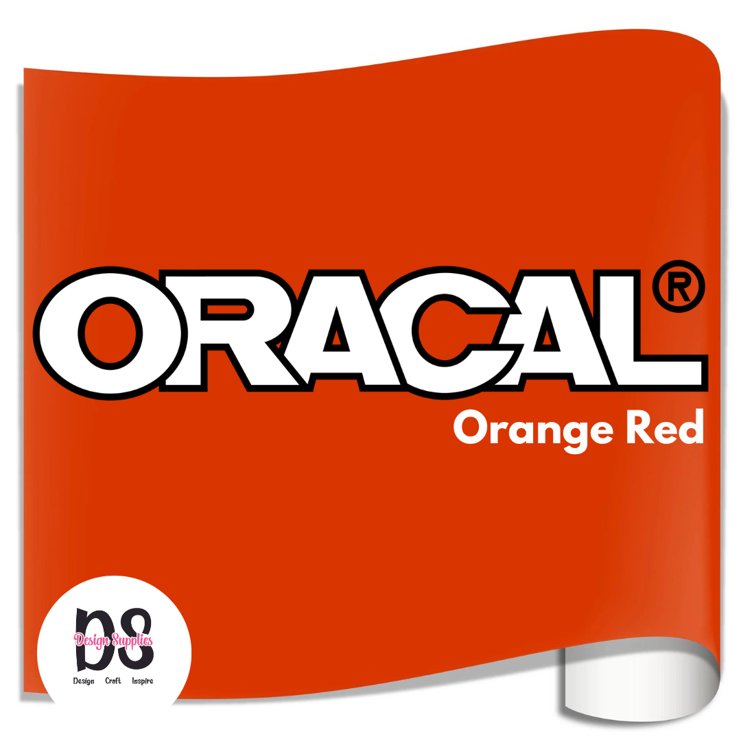 Oracal 651 Bulk Roll - Orange Red