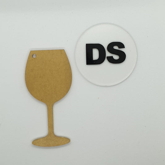 Acrylic - Wine Glass - 3 Inch