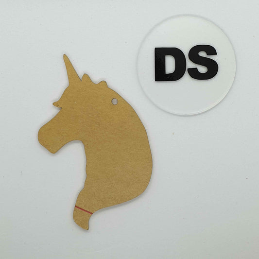 Acrylic - Unicorn Head - 3 Inch