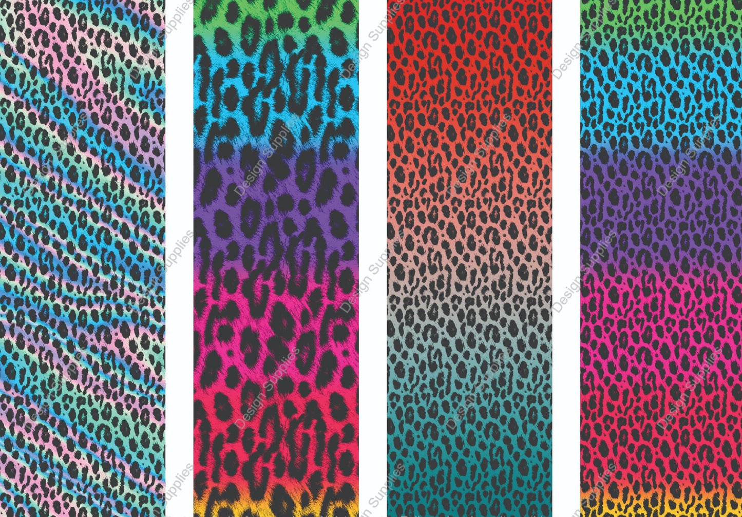 Bright Leopard - Pen Wraps