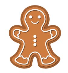 2.5 Inch Ginger Bread Man