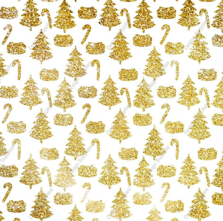 Golden Christmas Tree