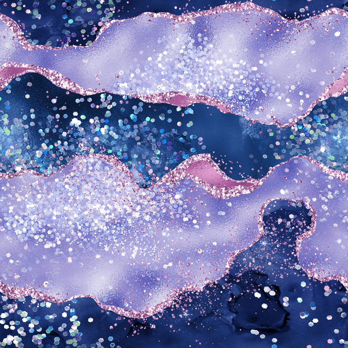 Lilac Glitter Agate