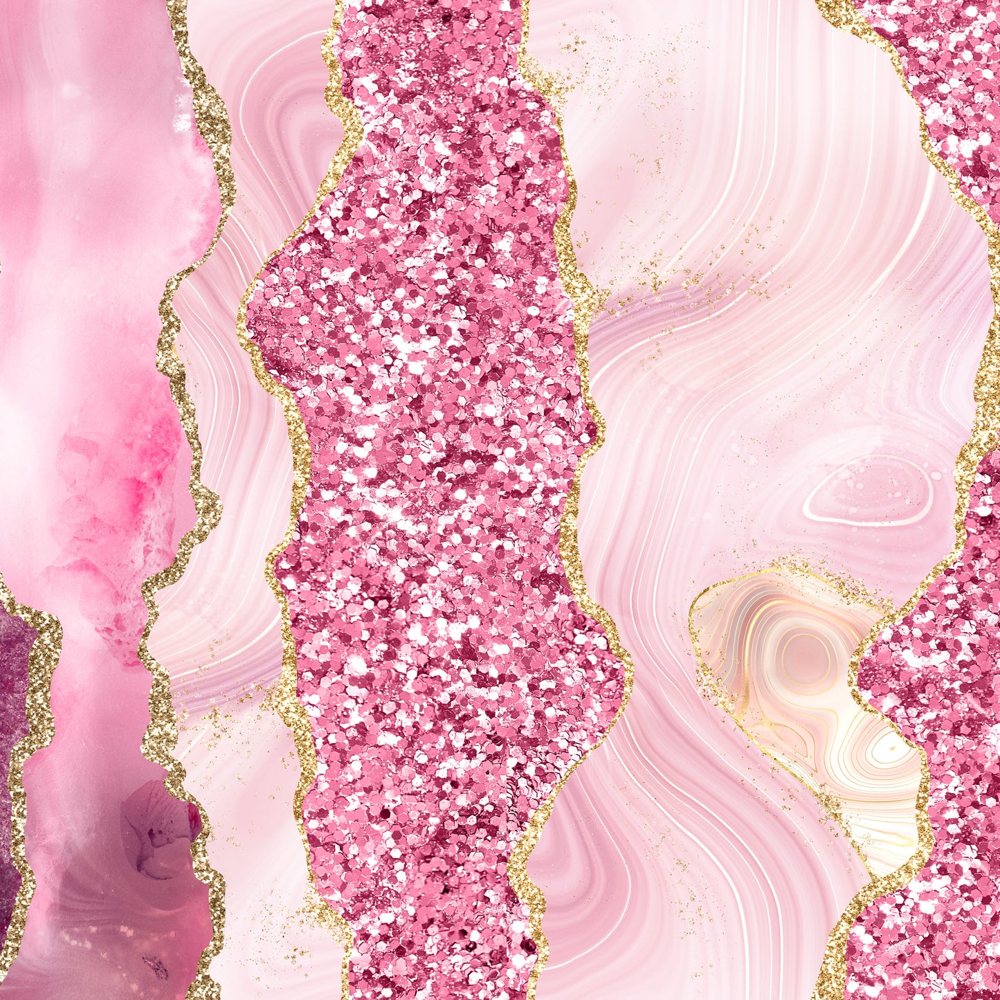 Peachy Pearl Agate - 3