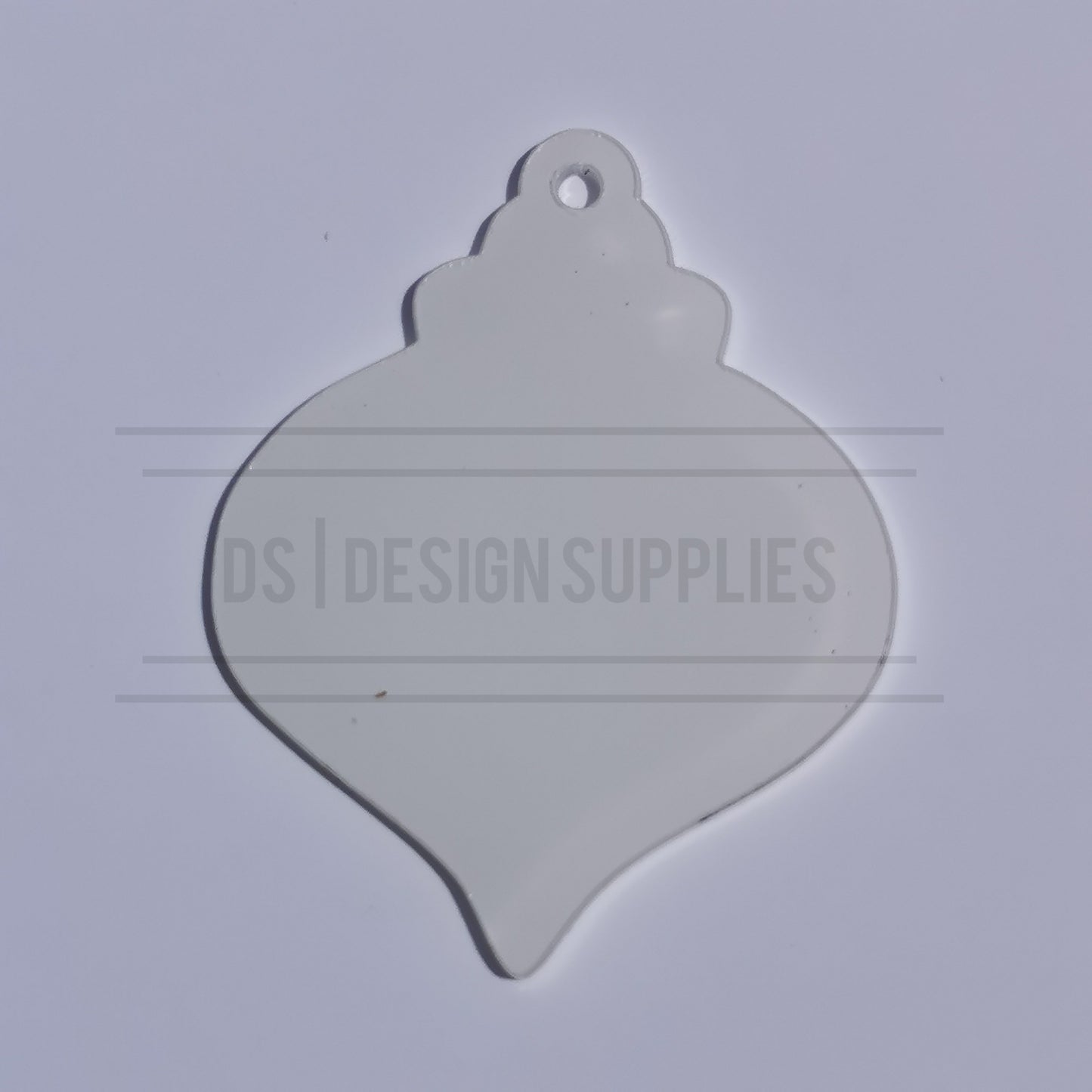 Acrylic - 3 Inch - Christmas Teardrop