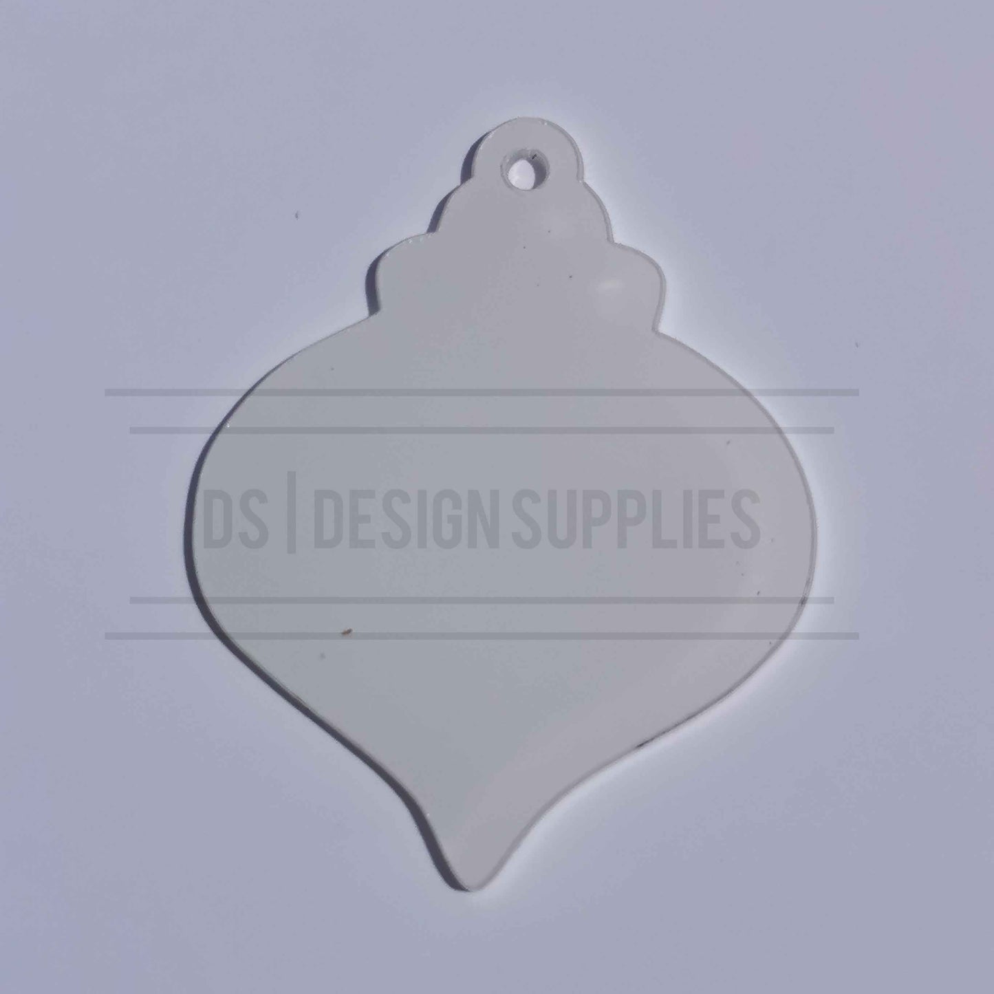 Acrylic - 3 Inch - Christmas Teardrop