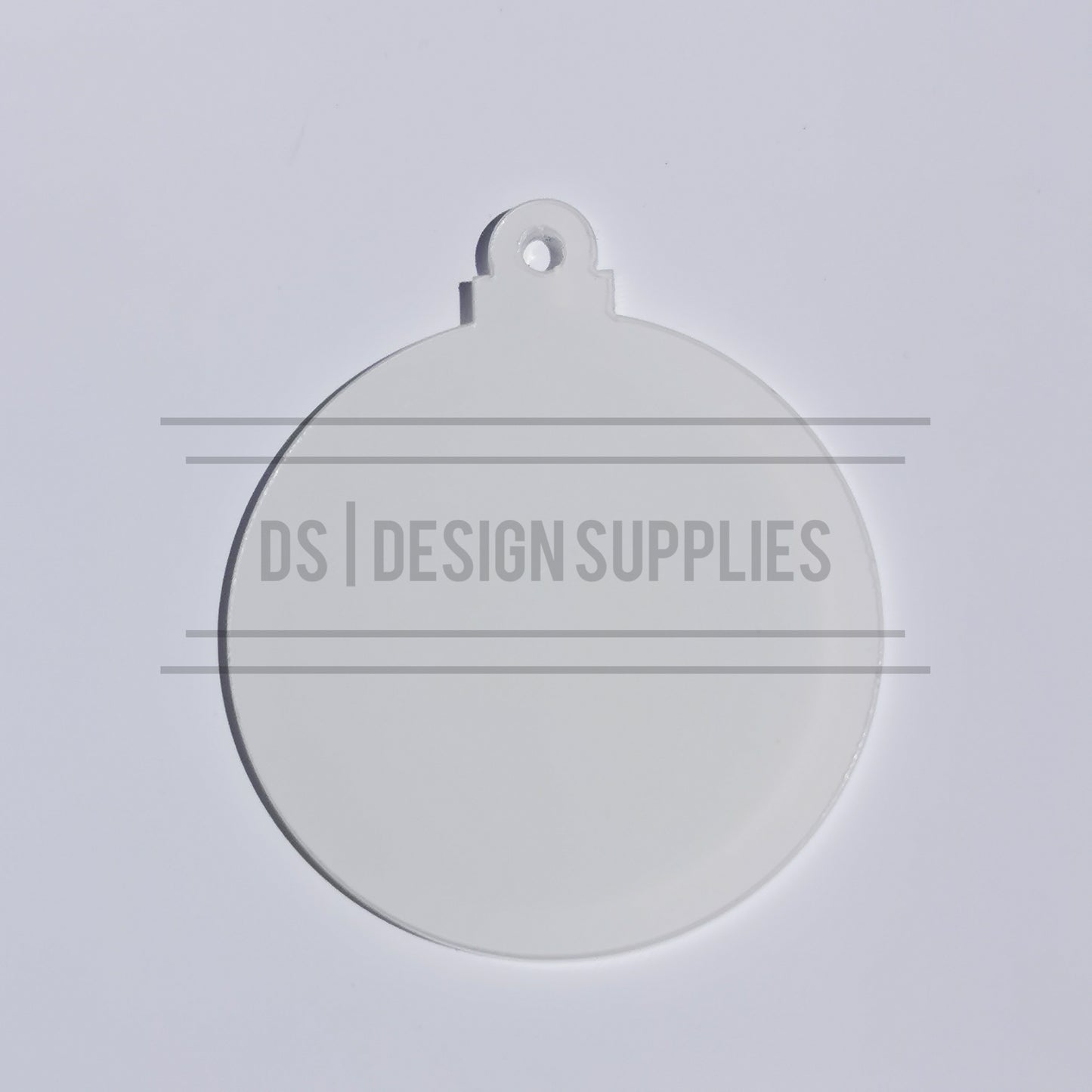 Acrylic - Christmas Bauble 2.5 Inch