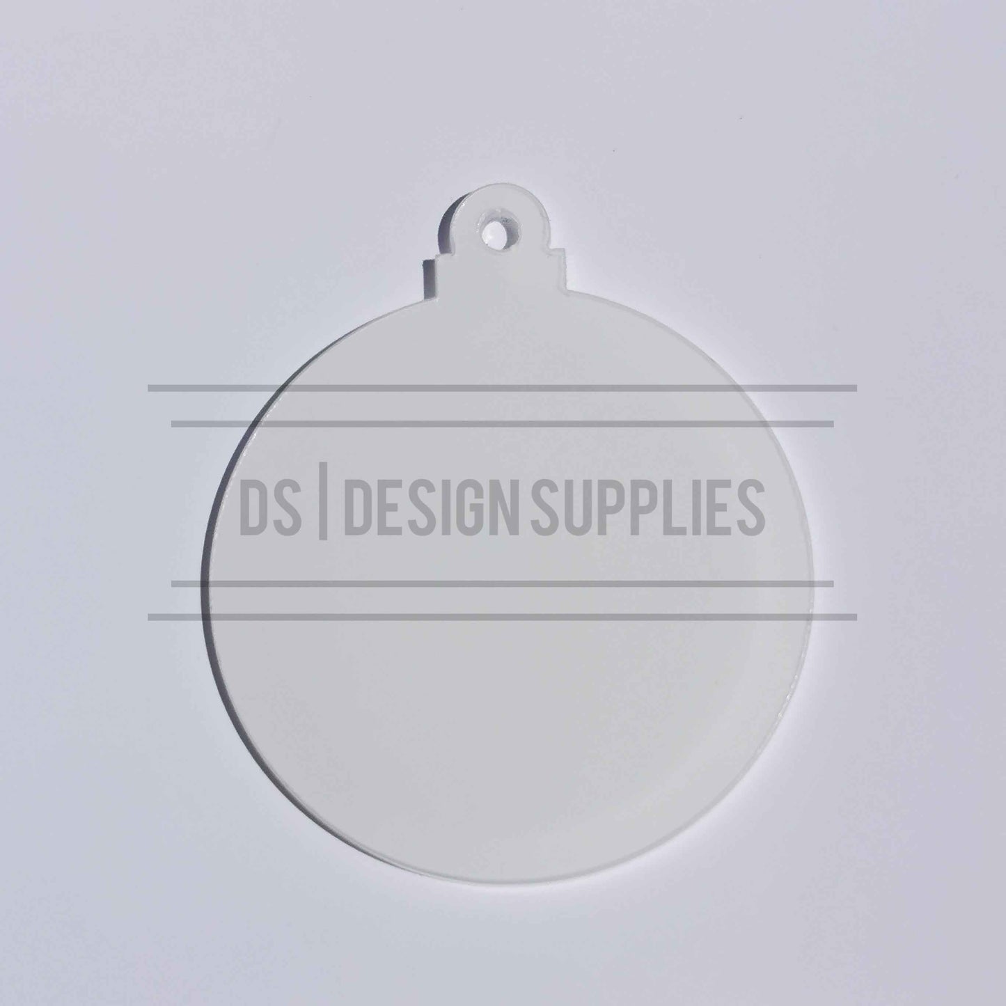Acrylic - Christmas Bauble 2.5 Inch