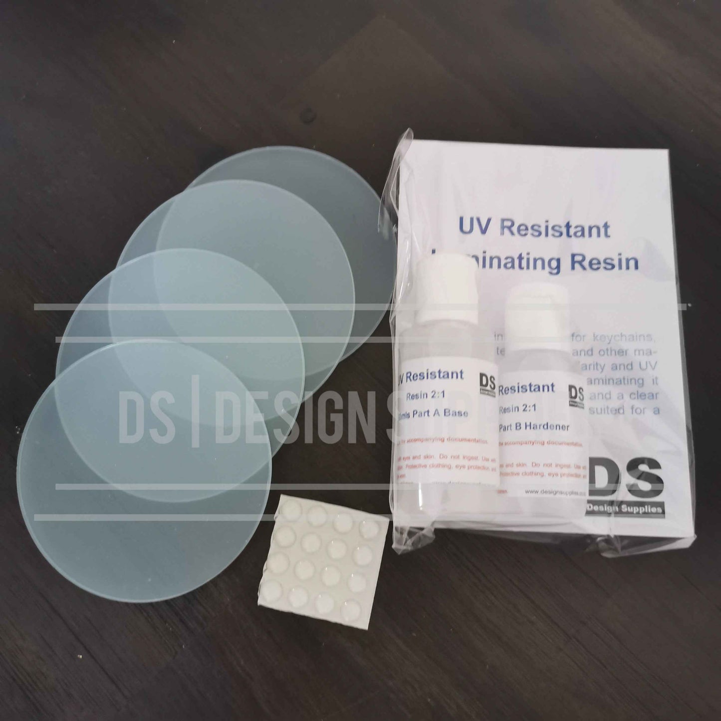 Acrylic 4 Pack Round Coaster Starter Set