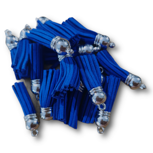 10 Pack Royal Blue Tassels