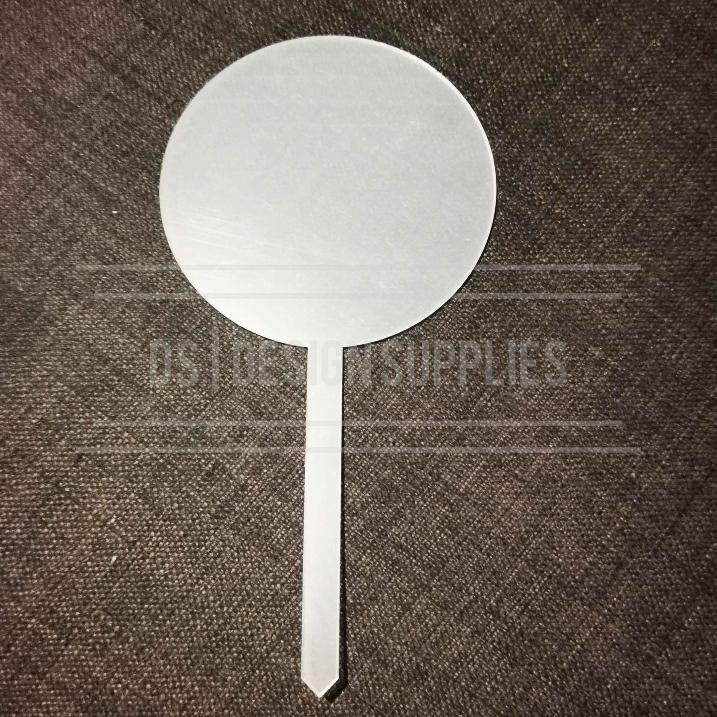 Acrylic - 4 Inch Circle Cake Topper