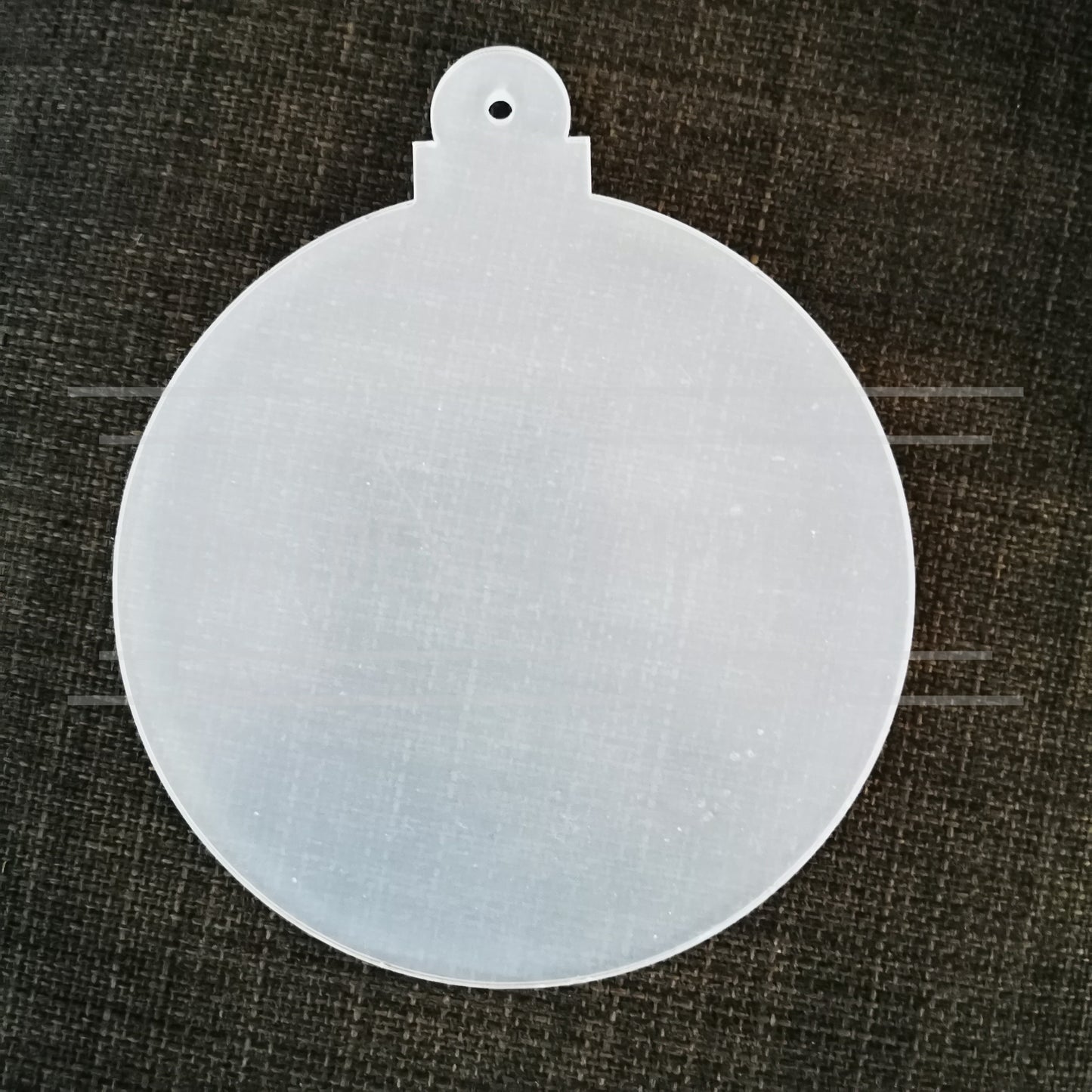 Acrylic - Christmas Bauble - 3 Inch