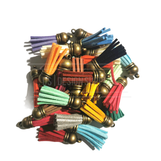 20 Pack Bronze Topped Tassels