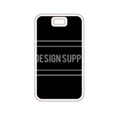 Acrylic - Luggage Tag - Rectangle 3 Inch