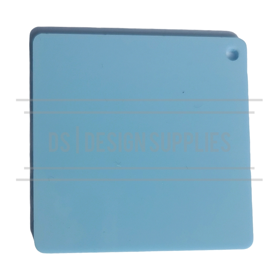Acrylic - 2 inch Square Pastel Blue