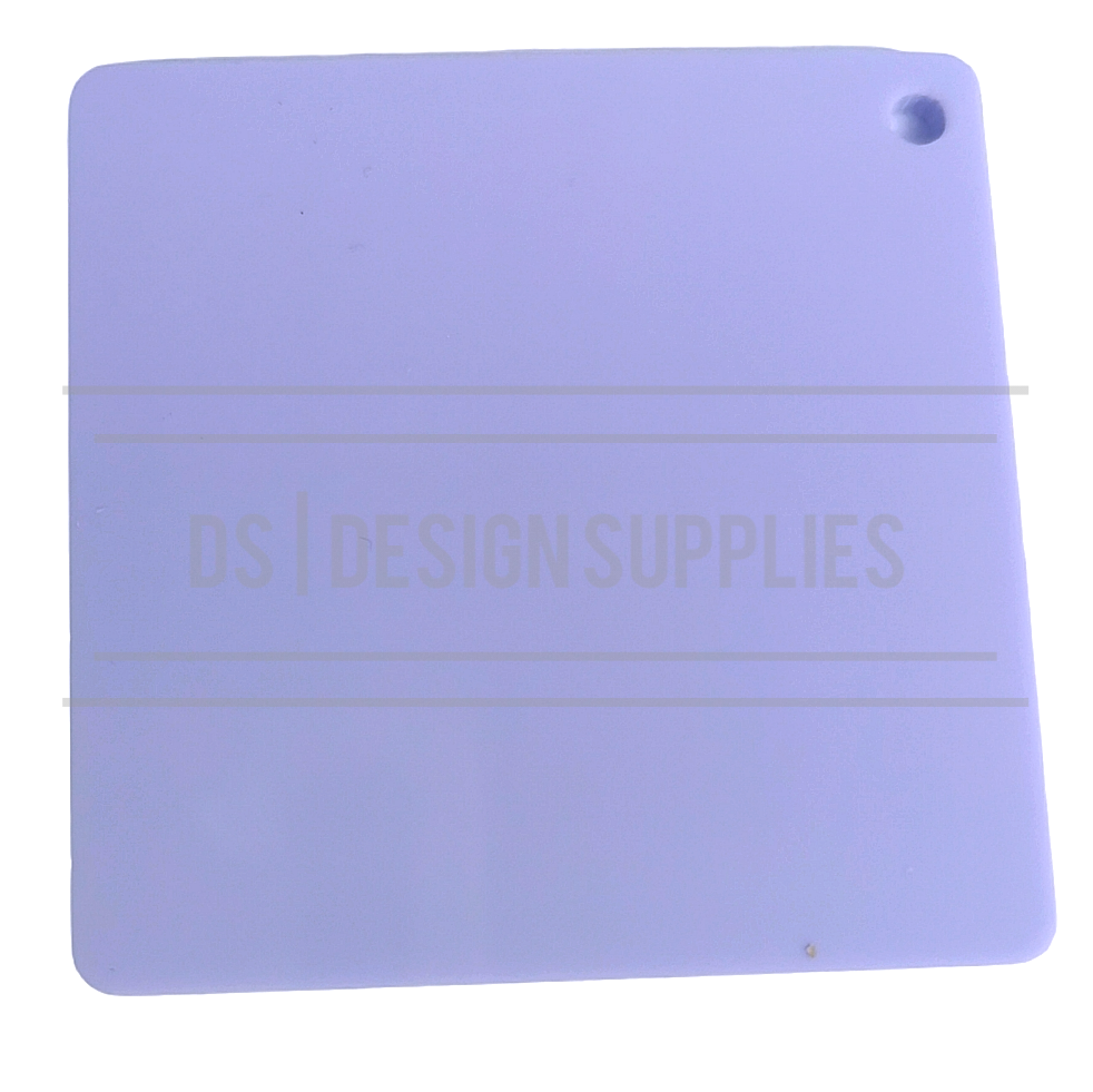 Acrylic - 2 inch Square Pastel Lilac