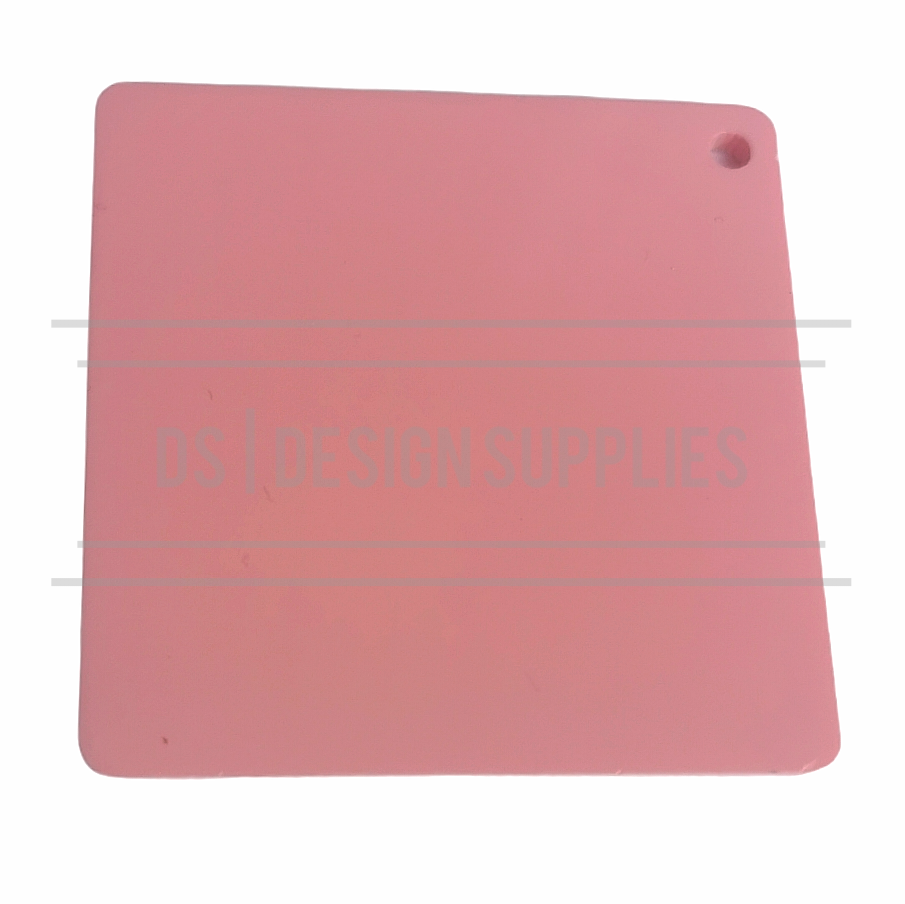 Acrylic - 2 inch Square Pastel Pink