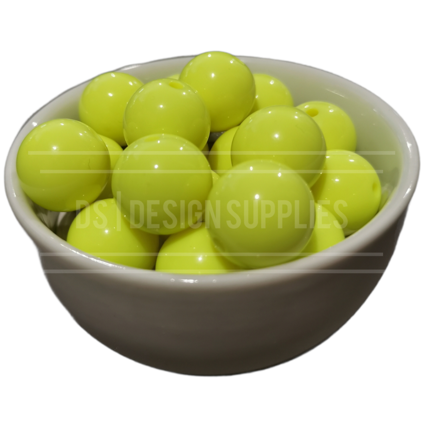 20mm Gloss - Fluro Yellow