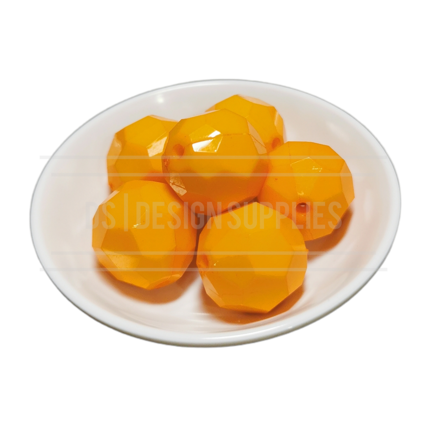 20mm Geometric - Tangerine