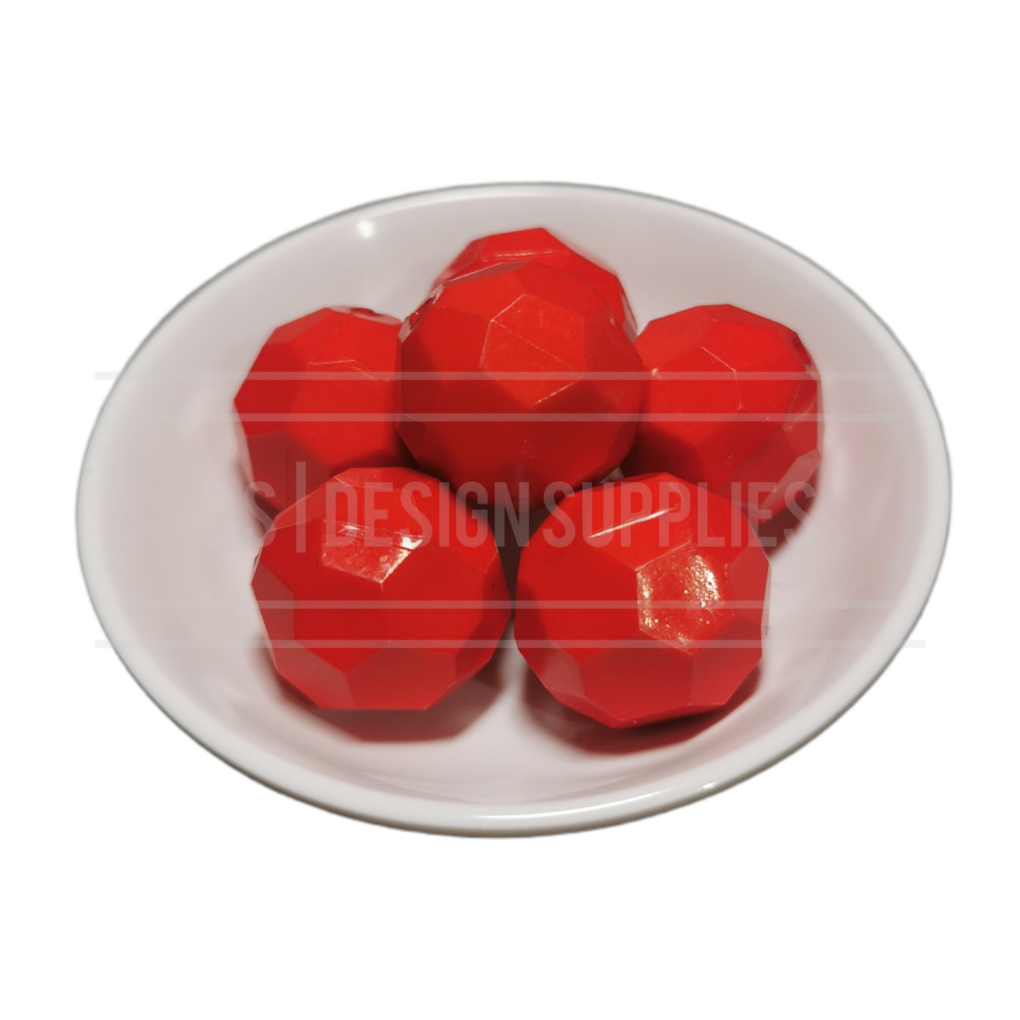 20mm Geometric - Red