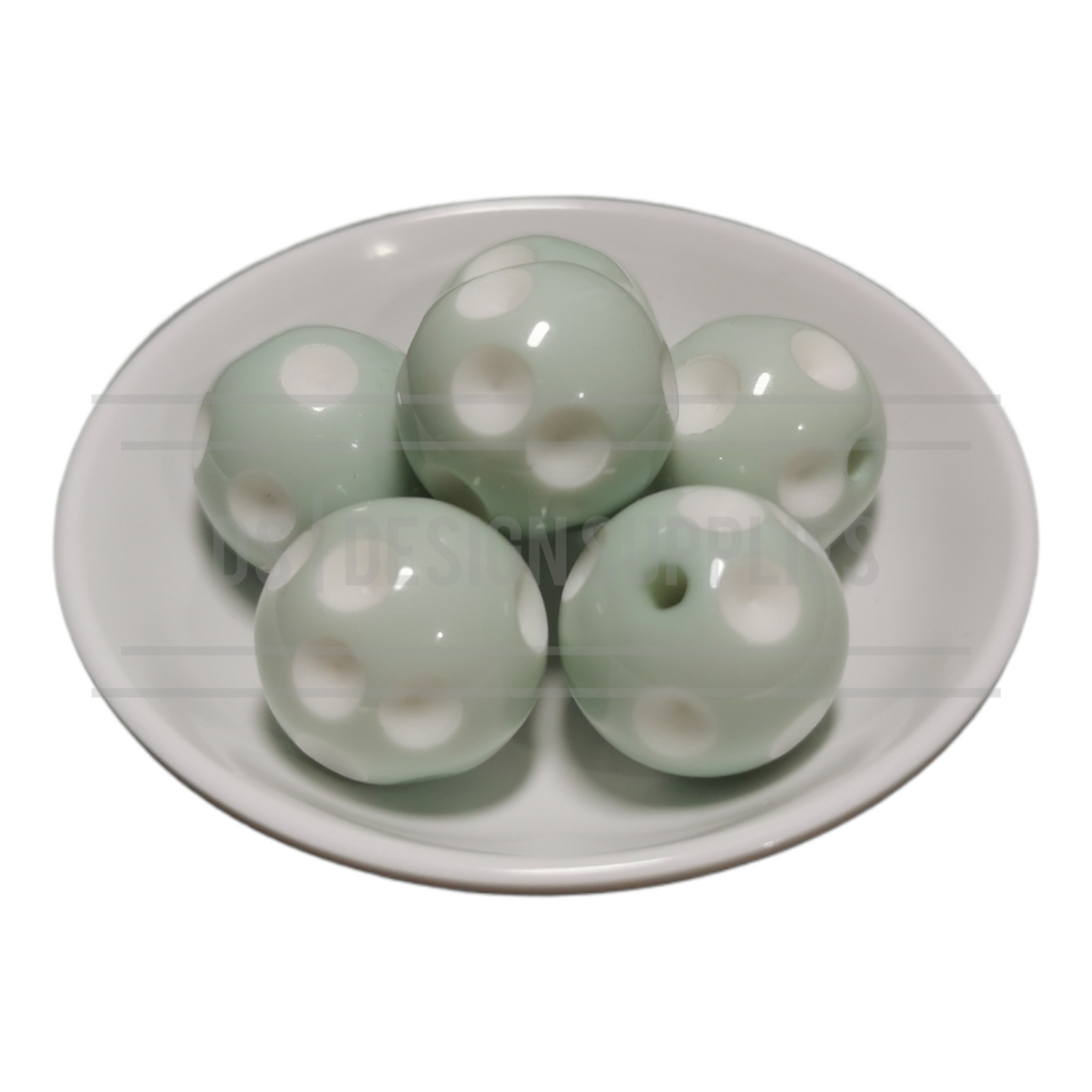20mm Dimple - Pastel Green