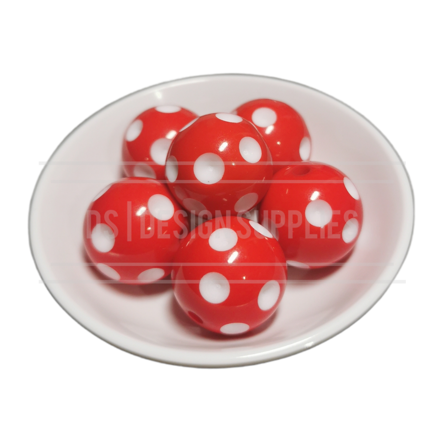 20mm Dimple - Red