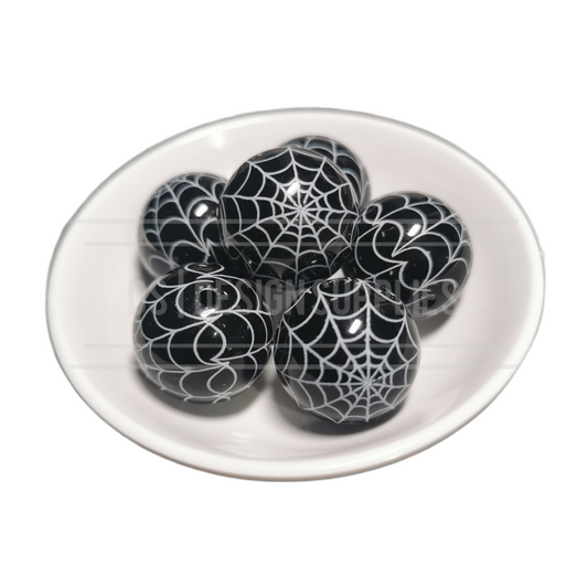 20mm Patterned - Black Web