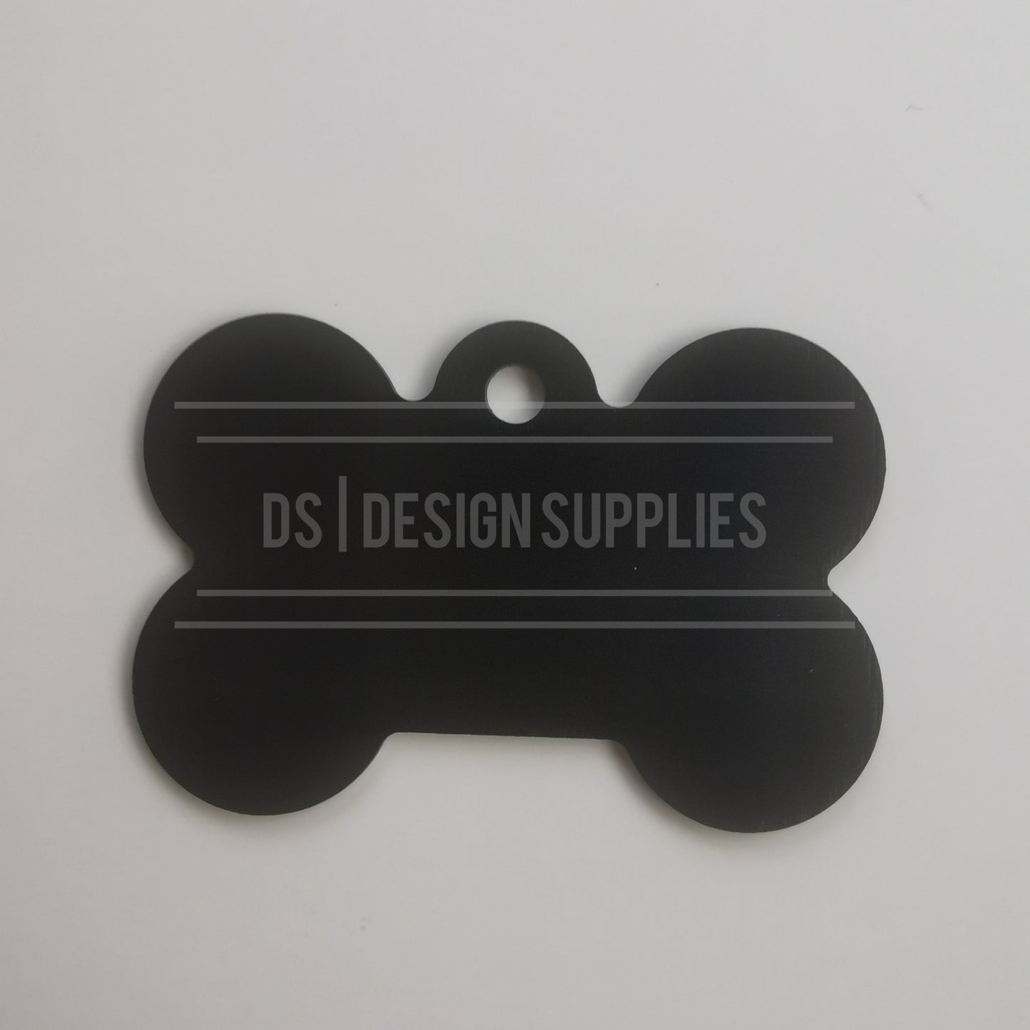 Dog Bone Tag - Black