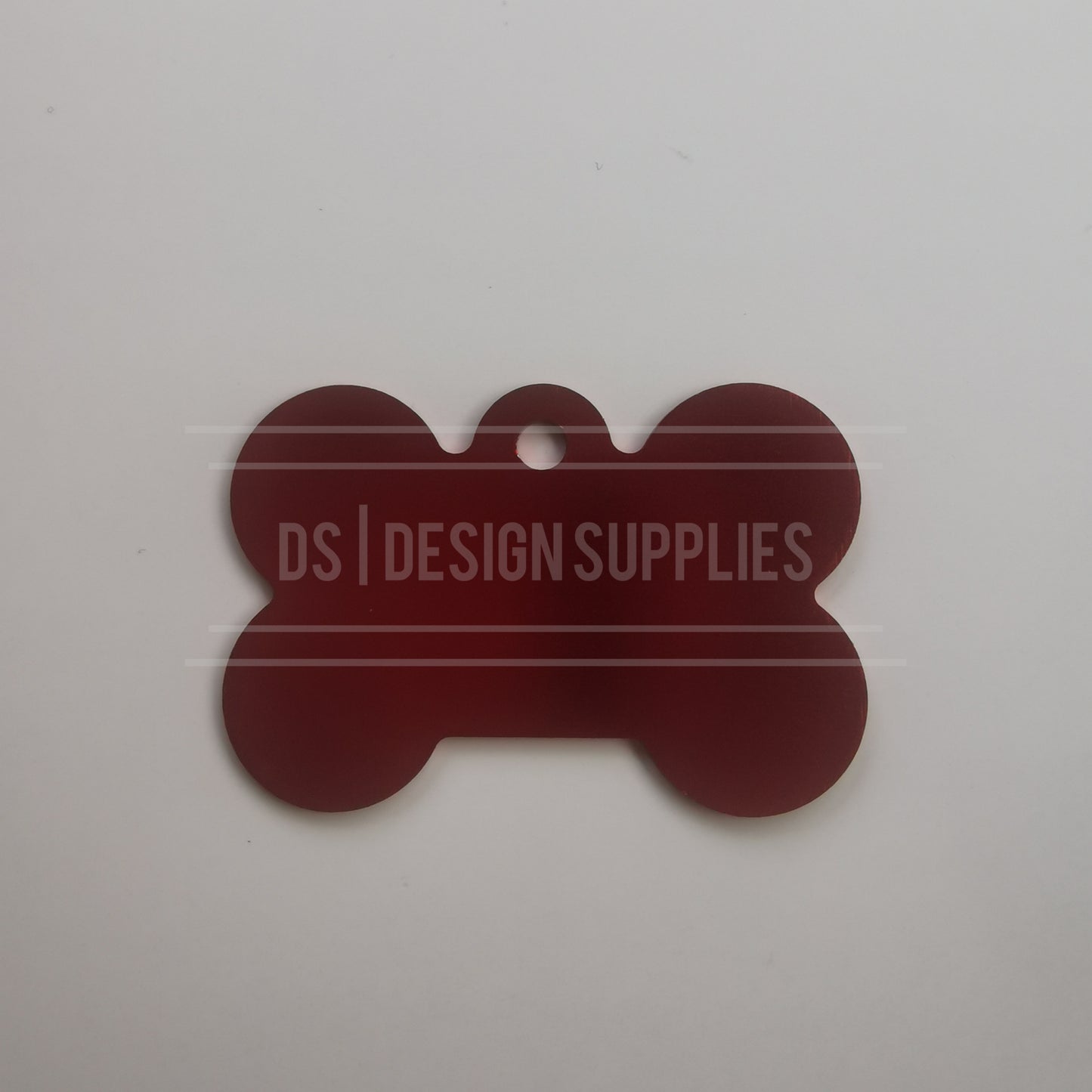 Dog Bone Tag - Red
