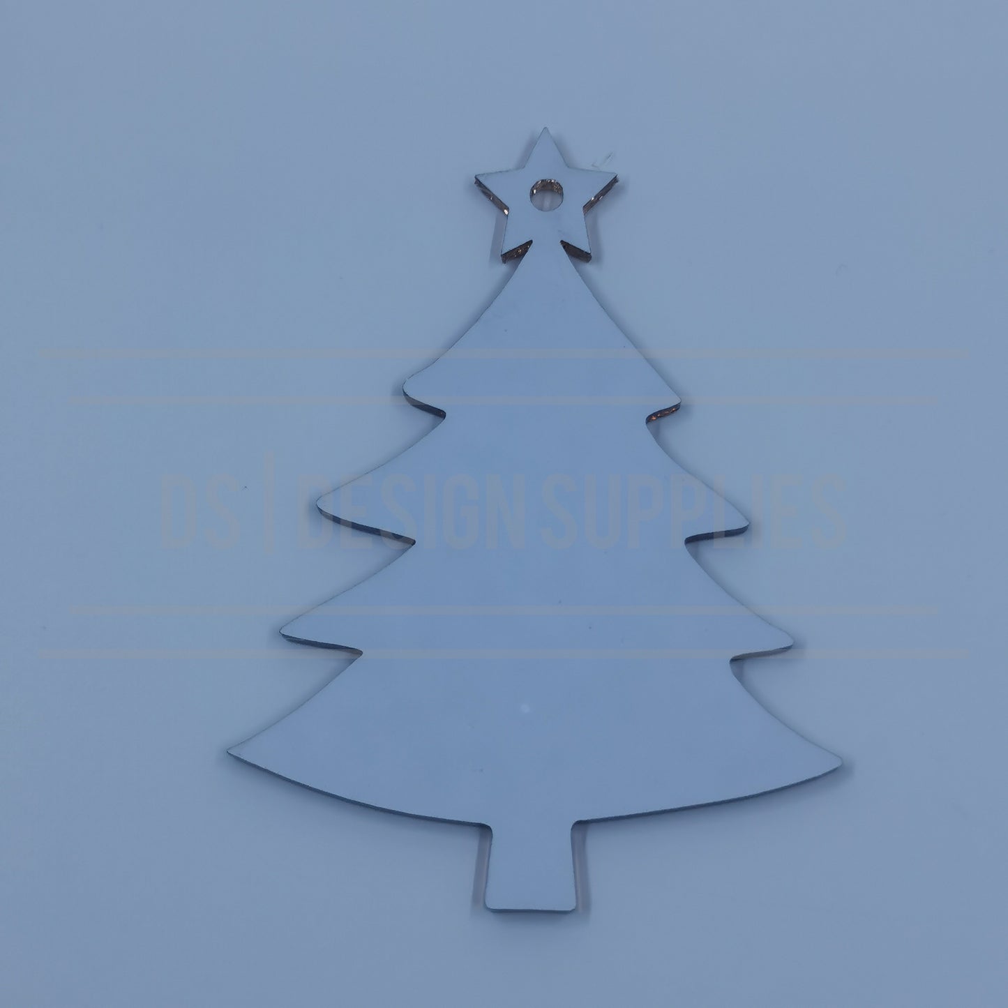 Acrylic - 4 Inch Christmas Tree - Clear 2mm