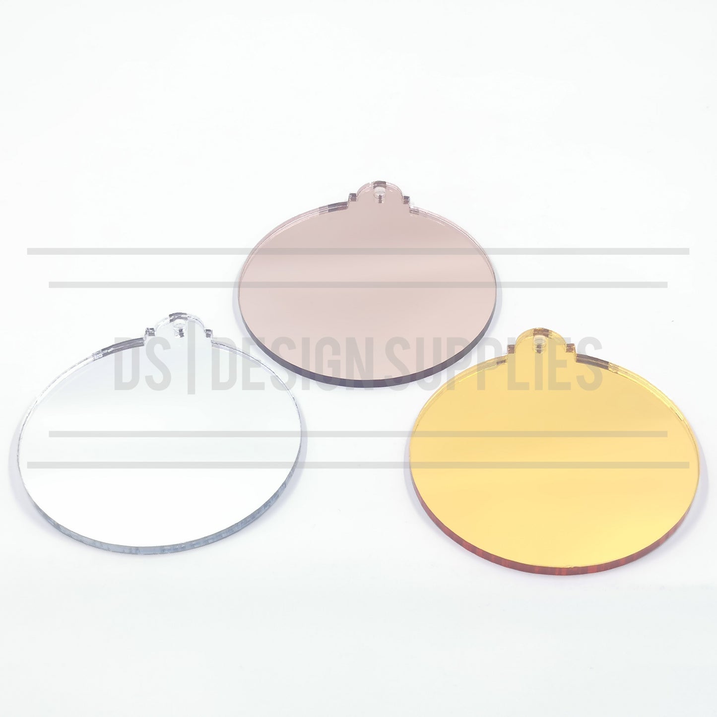 Acrylic - 3 Inch Bauble - Mirror