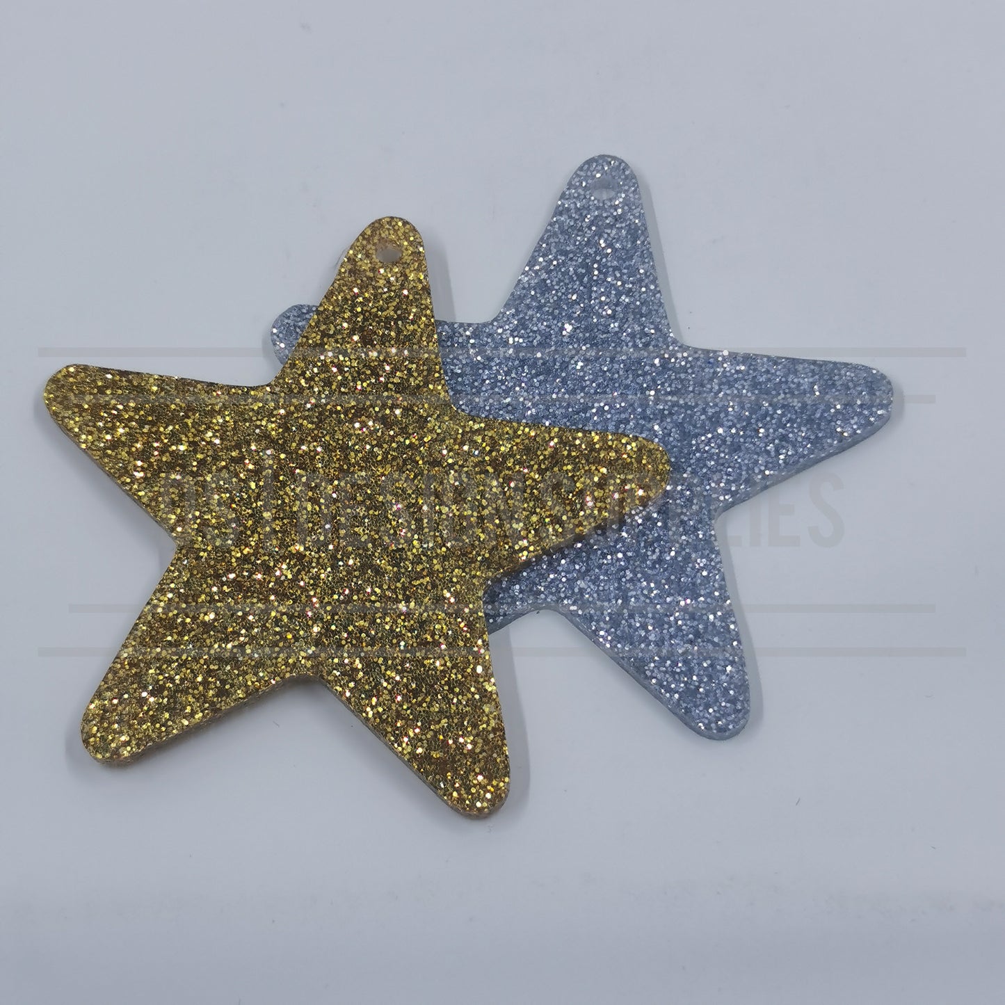 Acrylic - 4 Inch Star - Glitter