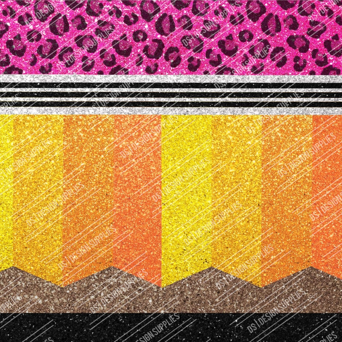 Pencil Glitter - Tumbler Wrap