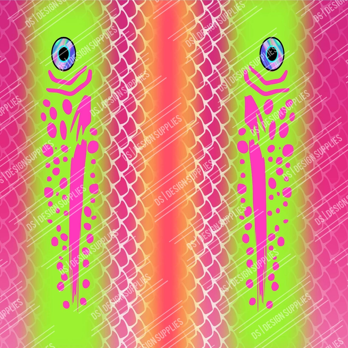 Pink Fish Lure - Tumbler Wrap