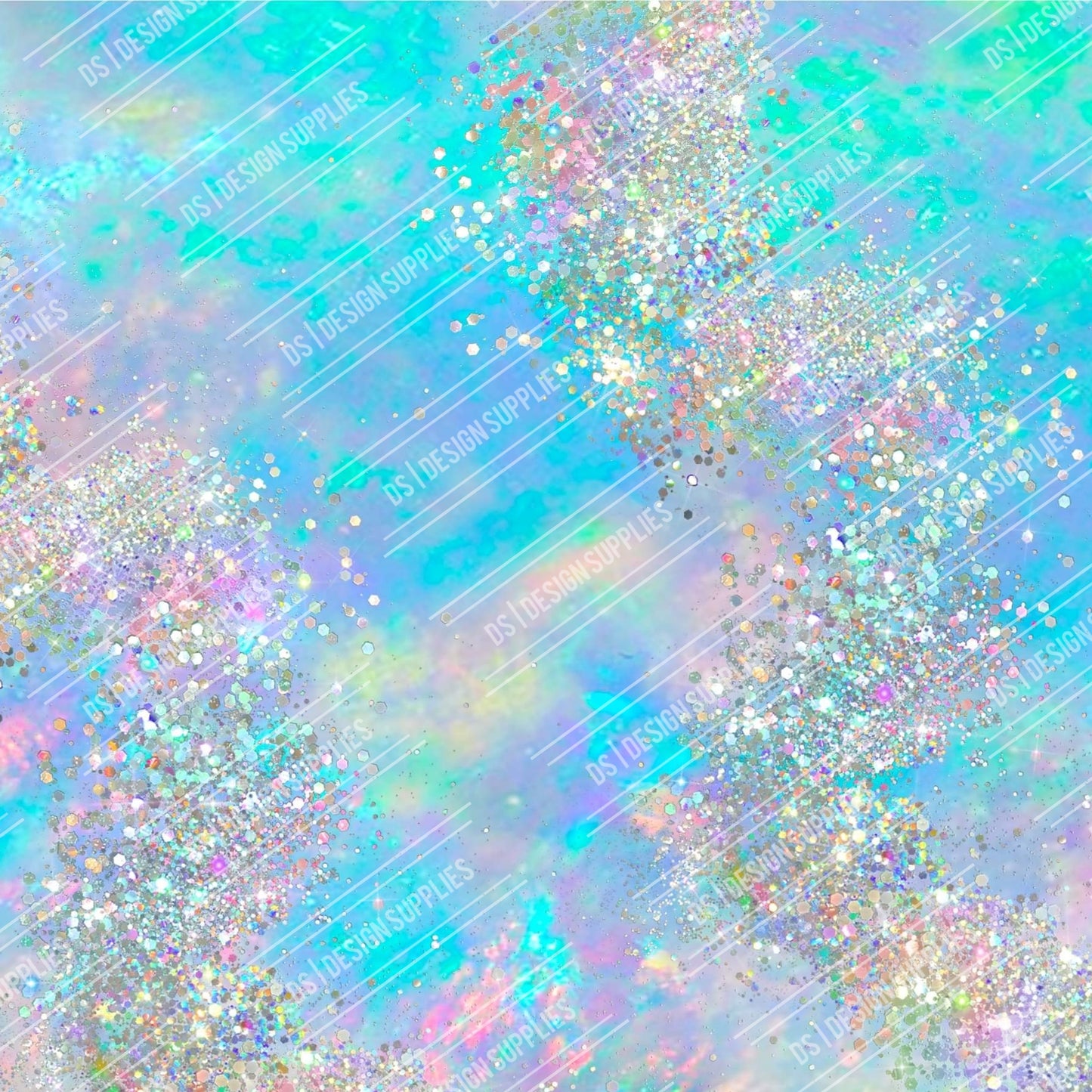 Opal Glitter - Tumbler Wrap