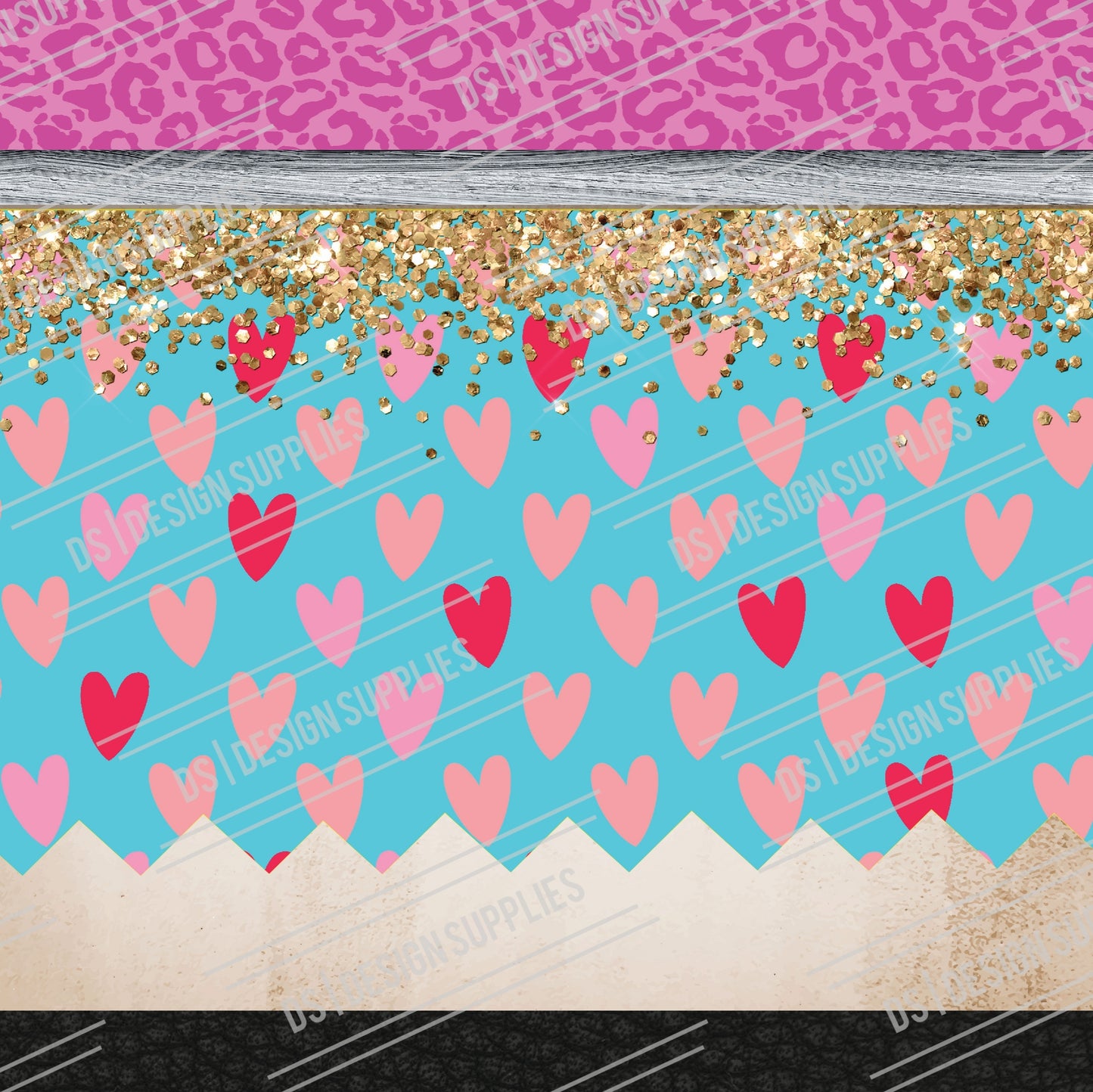Heart Pencil - Tumbler Wrap