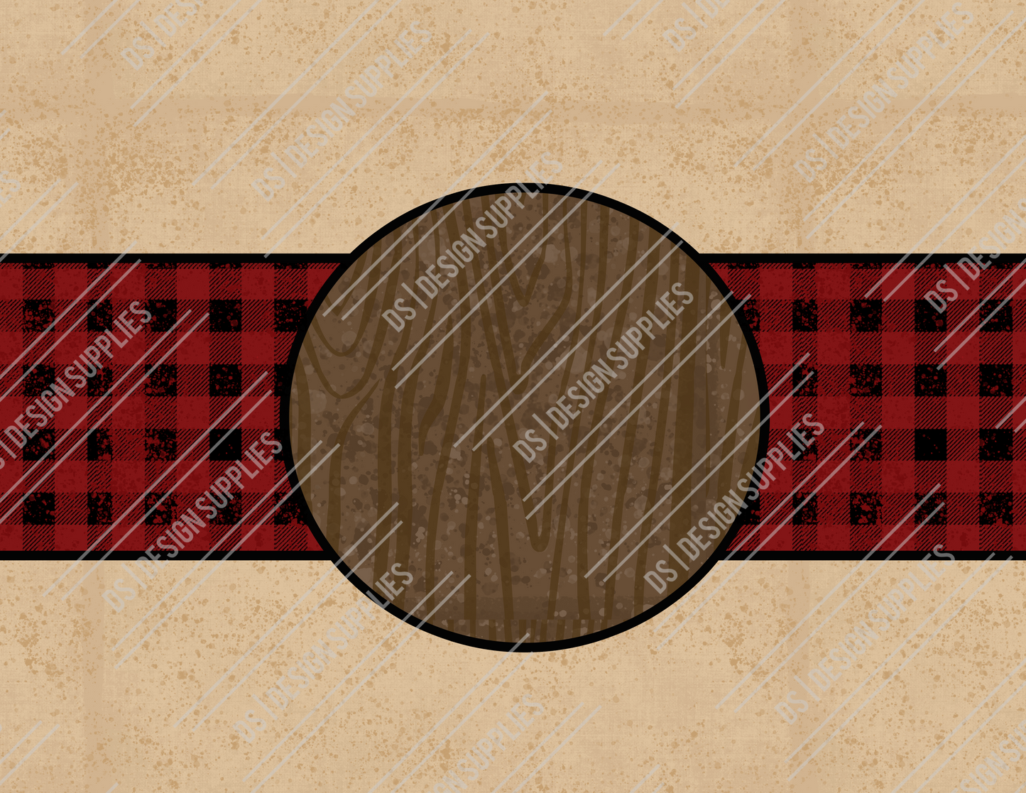 Lumberjack Tumbler - Tan - Tumbler Wrap