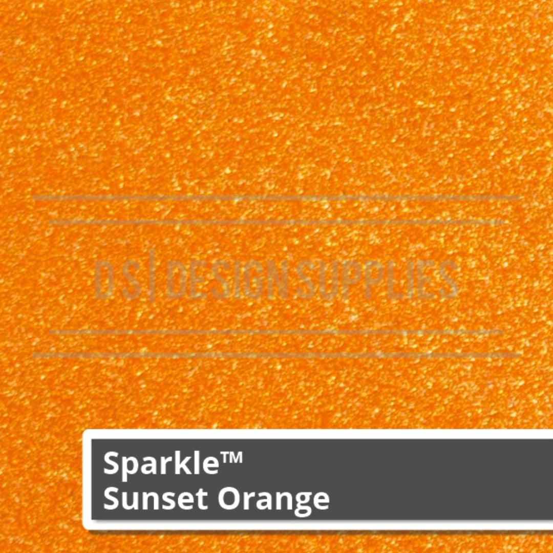 Siser Sparkle - Sunset Orange