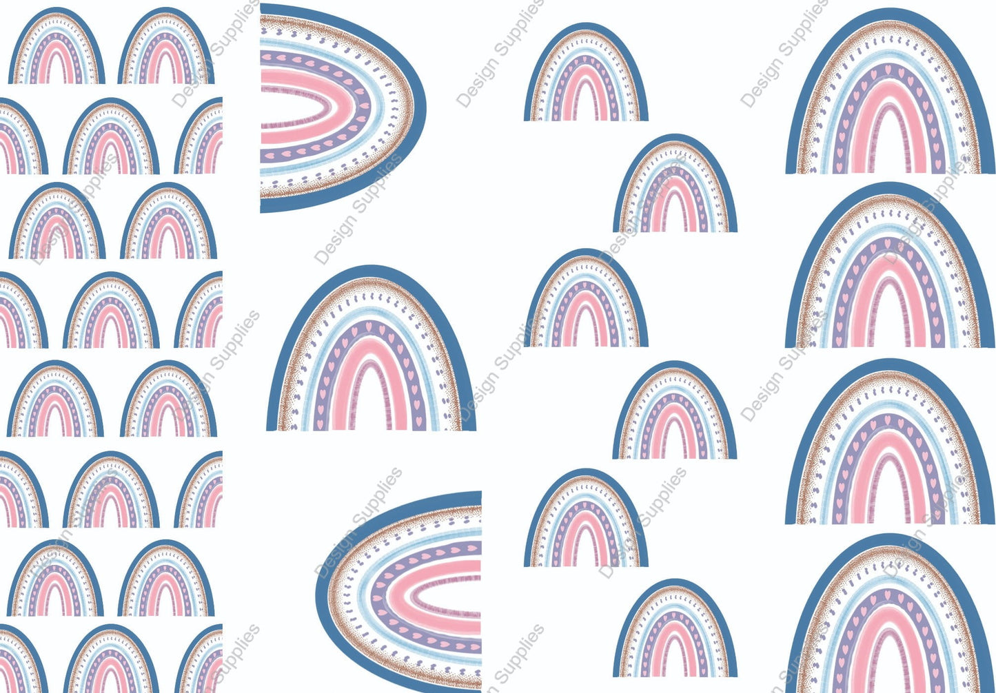 Rainbow Blues - Pen Wraps