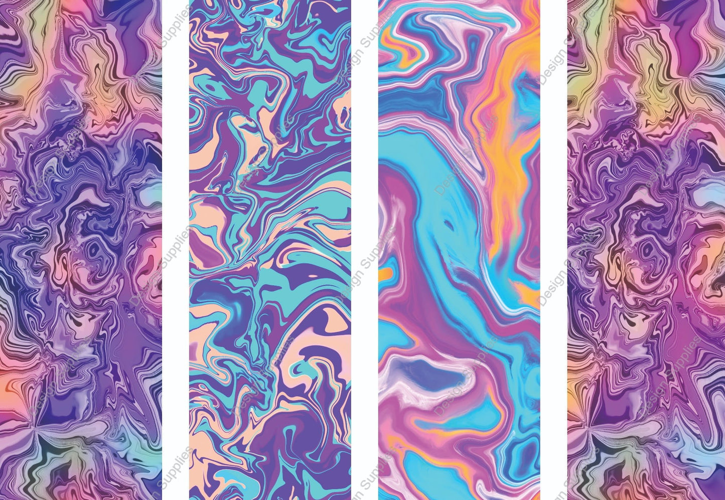 Swirly Marble - Pen Wraps