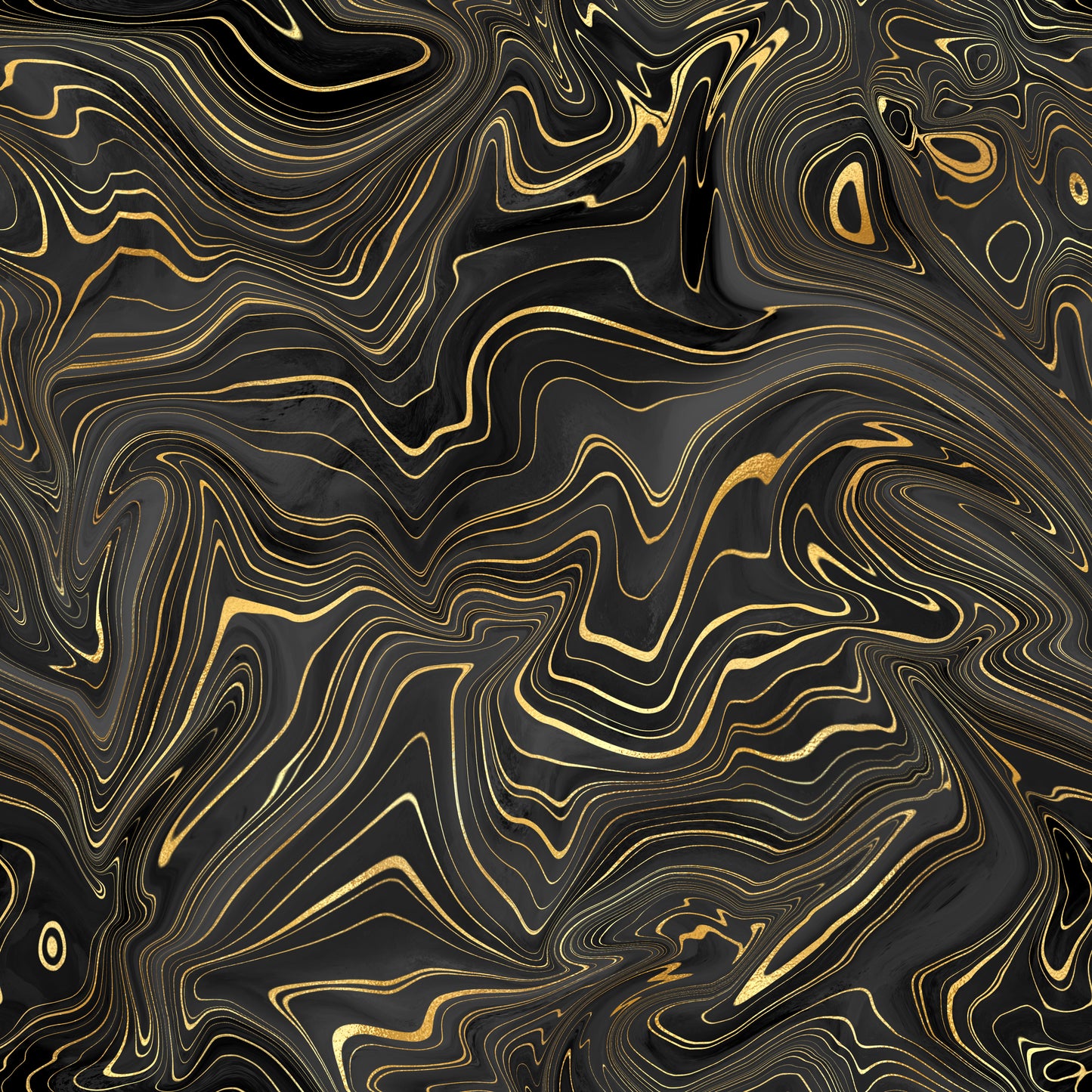 Patterned Vinyl - Black and Gold Strata - 2