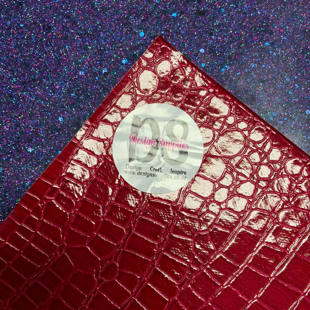 Faux Leather - Second Skin - Red
