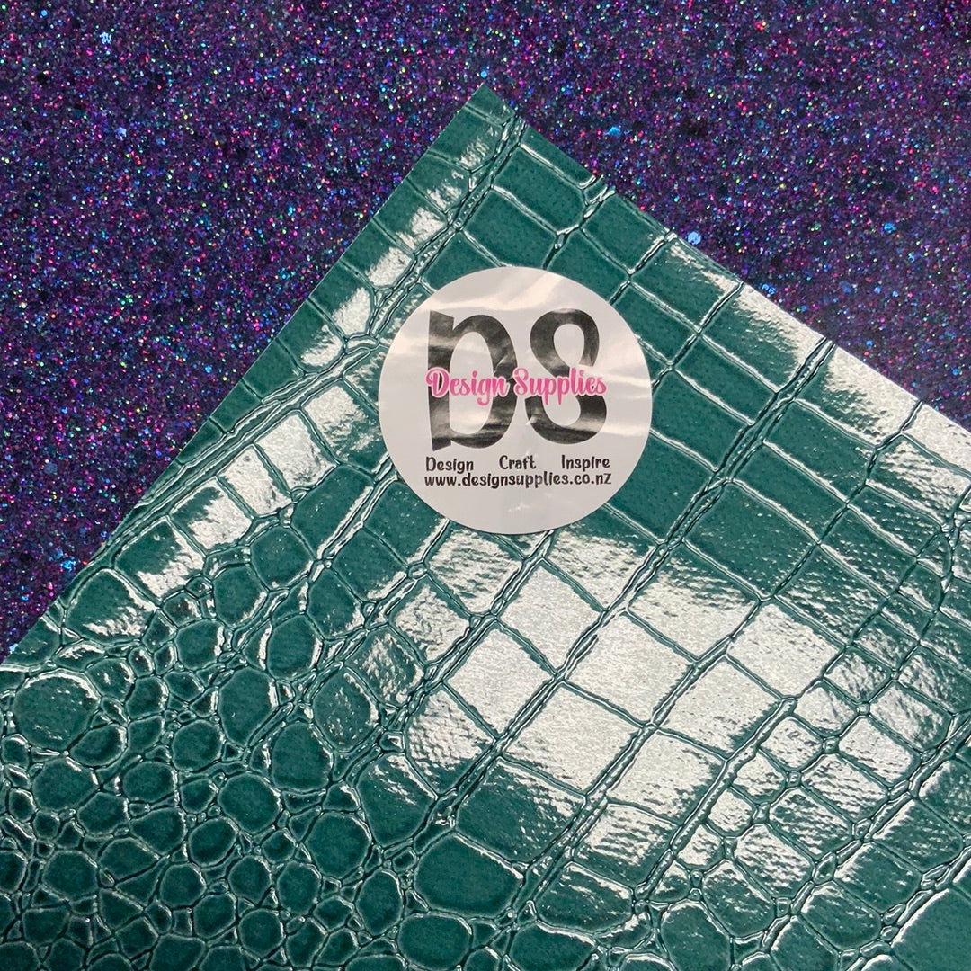 Faux Leather - Second Skin - Teal